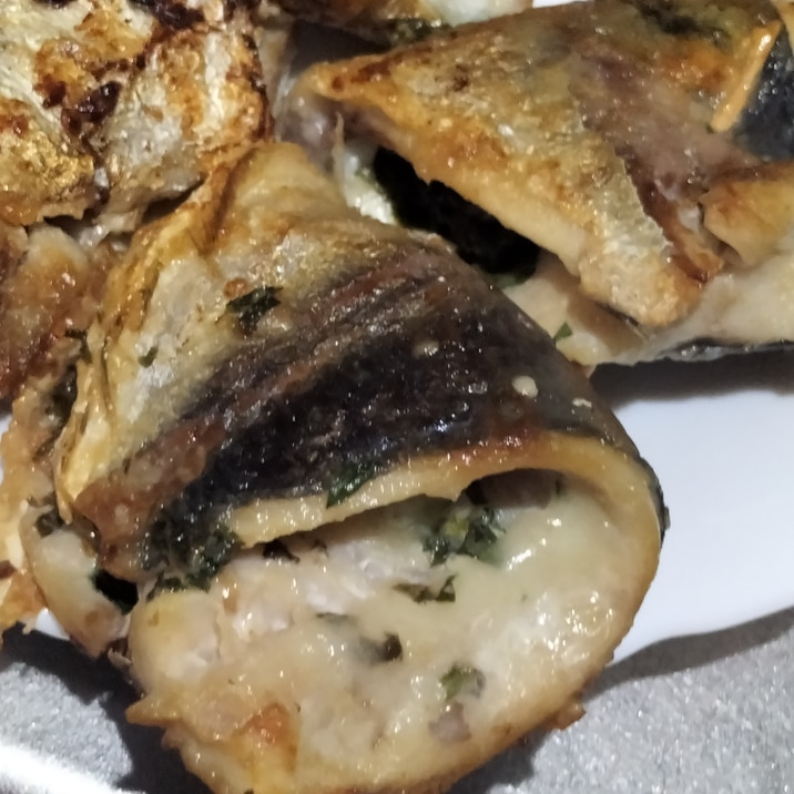 簡単作り置き&おつまみ♪鯵でしそチーズ巻き